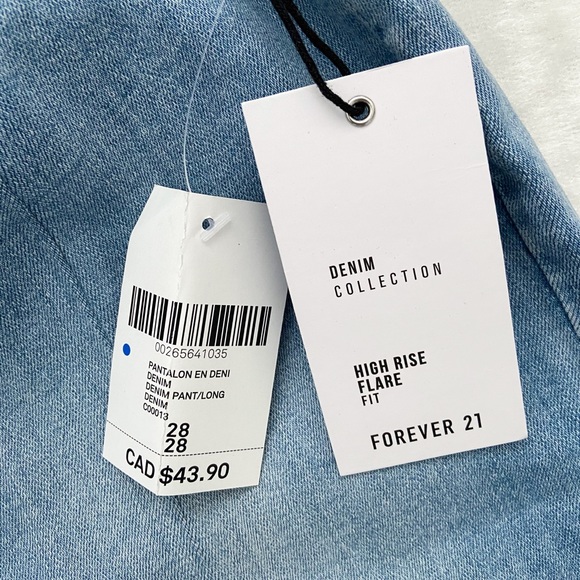 NWT F21 High Rise Flare Fit Pants - Picture 3 of 4